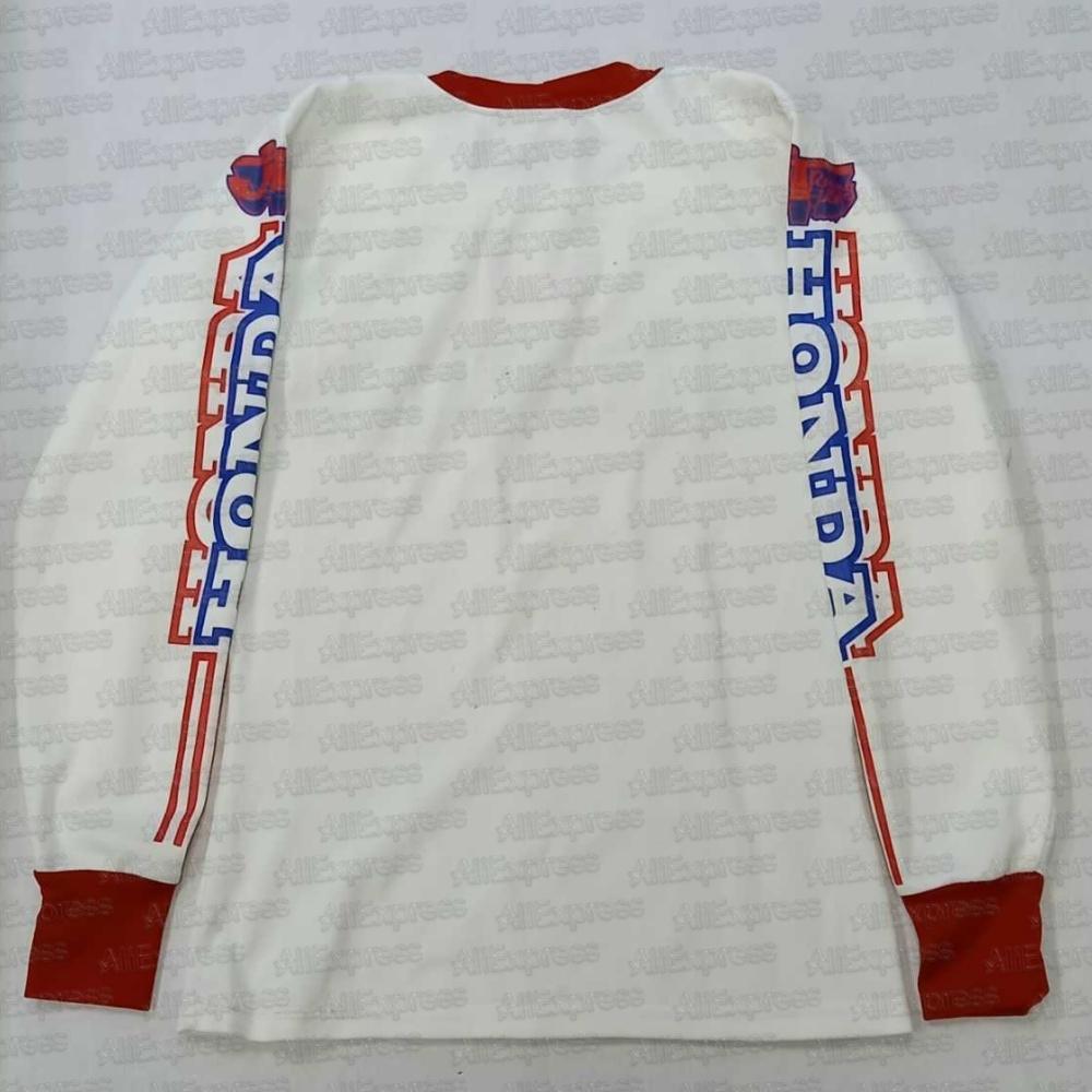 hkwfj10 Summer Honda 2025 Motorcycle Jersey Long Sleeve Riding Shirt Breathable Bike Racing Gear Comfortable Off-Road Moto Top for Men