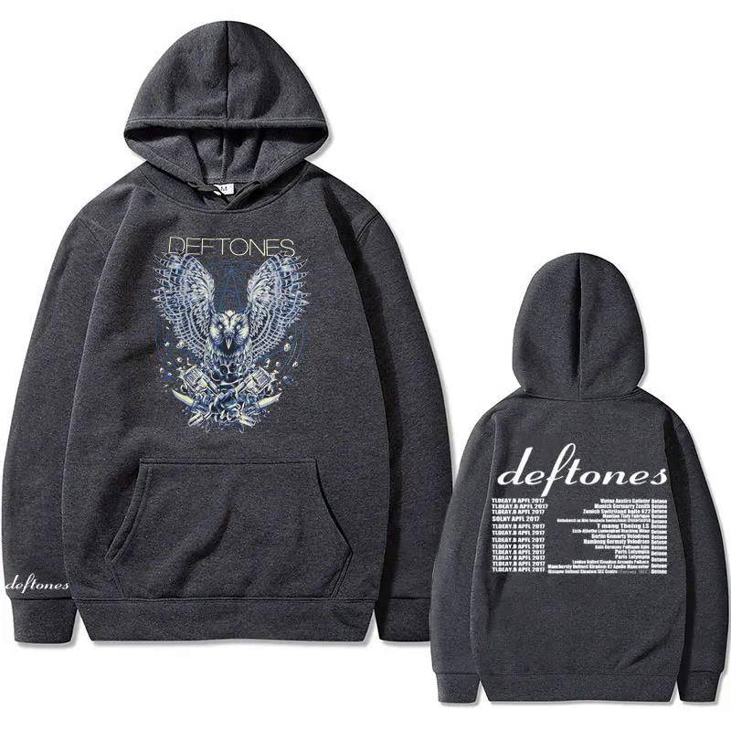 Deftones Diamond Eyes Owl Band Print Hoodie