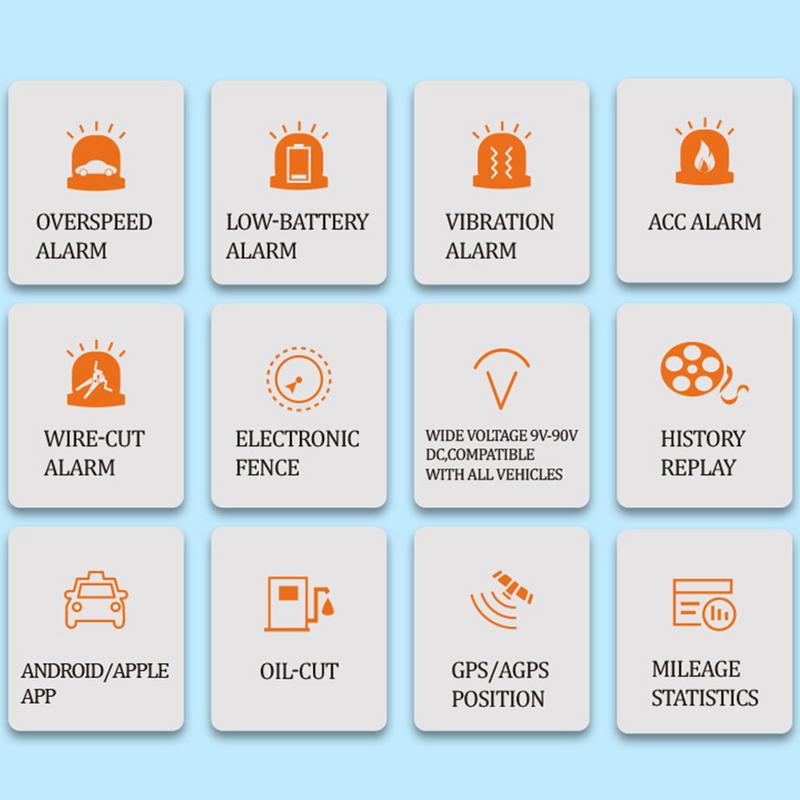 GPS-трекер, многоцелевой GPS-локатор для транспортных средств, удобный в использовании, термостойкий, удобный в использовании GPS-трекер для
