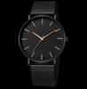 Men's Watch Simple Elegant Deemount Select Quartz Movement Mineral Glass Men's Watch 1 (Black)