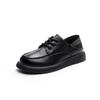 Cowhide Casual Single Shoes Plate Shoes Leather Retro Shoes