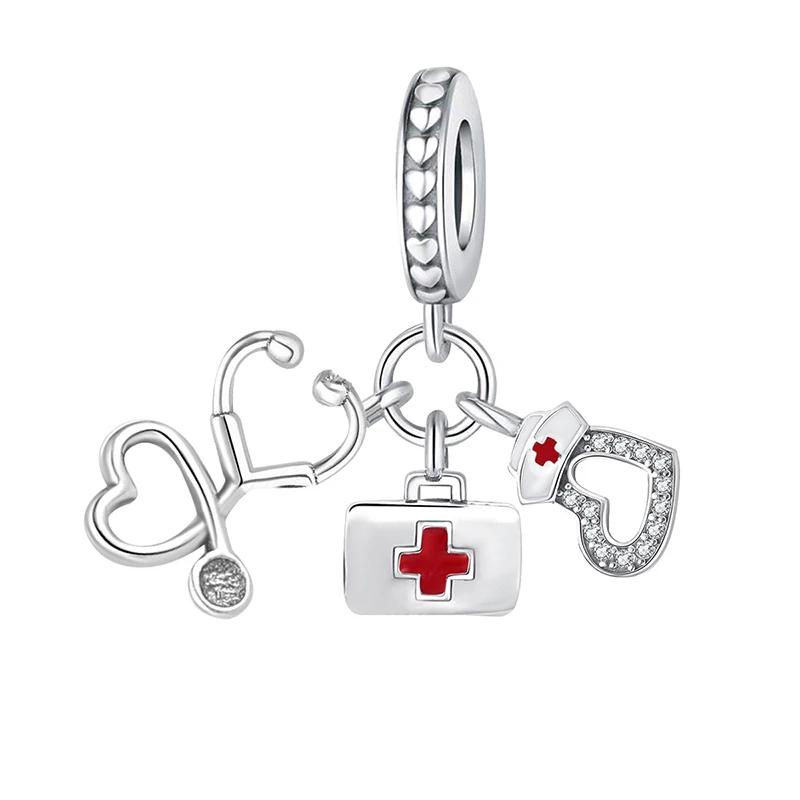 Медь Сладкий Пончик Розовый Автомобиль Жизнь Путешествия Шармы Бусина Сделай Сам Браслет Браслет Изготовление Подарок Высокое Качество Изысканные Ювелирные Изделия