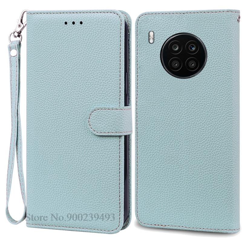 Чехол для Honor 50 Lite NTN-L22 NTN-LX1 NTN-LX3 кожаный чехол-книжка с откидной крышкой для Huawei Honor 50 Lite чехол для телефона Fundas