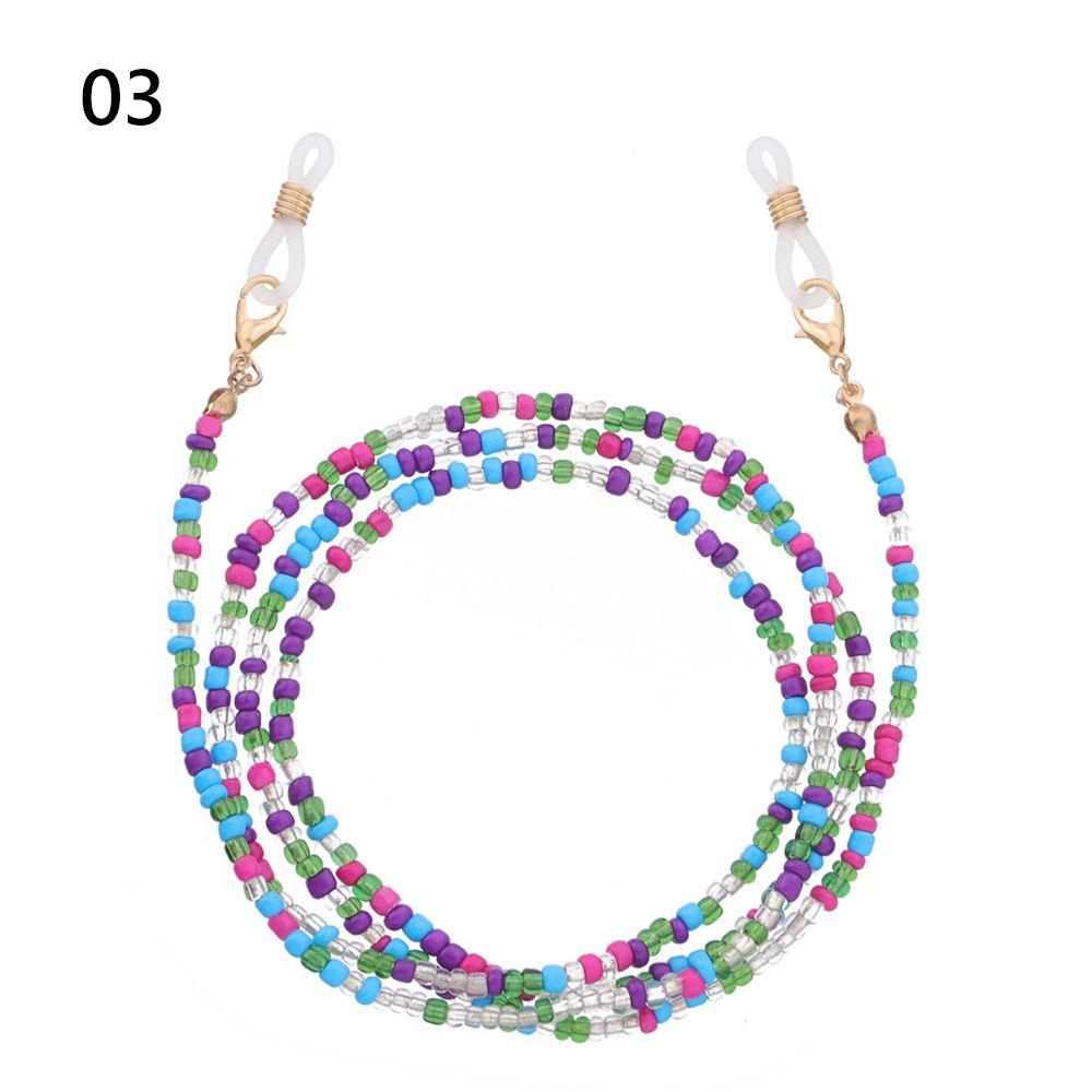 Beads Neck Lanyard for Women Glasses Chains Glasses Holder Strap Mask Chains Beaded Mask Lanyard