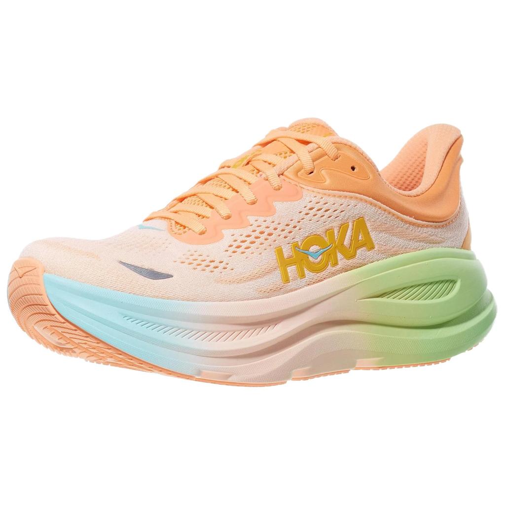 HOKA Bondi 9 Морозный Бледно-мандариновый Мужские Кроссовки Разноцветные 1162011-FSTP