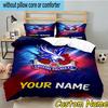 Custom Name Crystal Palace Bedding Set 3PCS Duvet Cover Closure Includes 1 Duvet Cover & 2 Pillowcases for All Seasons Bedroom Decor