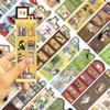 30pcs Cat Life Cardboard DIY Cartoon Retro Bookmarks Ins Creative Material Party Gift for Children Student Party Favors