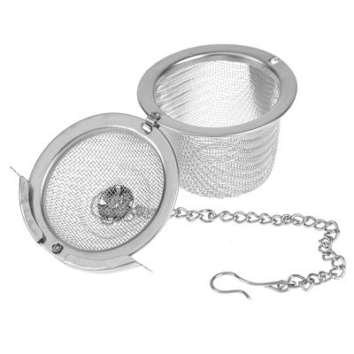 Сетчатый заварочный чайник из нержавеющей стали, фильтр для специй в виде листьев