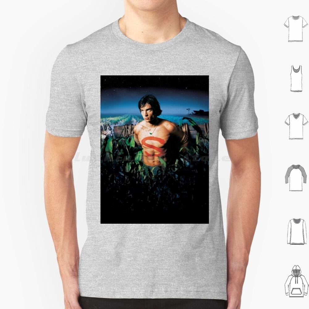 Футболка Smallville Сезоны 6xl Хлопок Крутая Футболка Супергерой Фильм Сериал