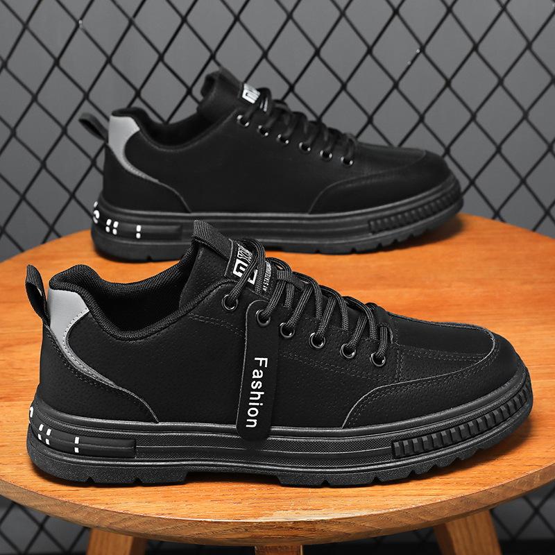 Мужская летняя дышащая рабочая обувь, мужские универсальные спортивные повседневные кеды в корейском стиле, рабочая защитная обувь для мужчин