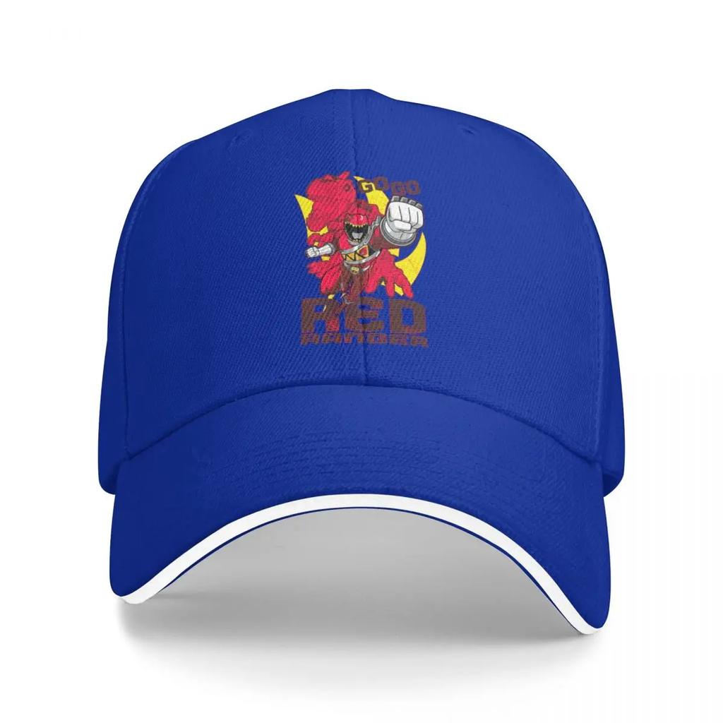 Red Ranger Baseball Cap Sun Hat For Children Luxury Cap For Men Women's