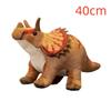 Simulation Dinosaur Plush Toy Lifelike Triceratops Ankylosaur Stegosaur Serpentine Dragon Plushies Doll Cartoon Soft Kids Toys