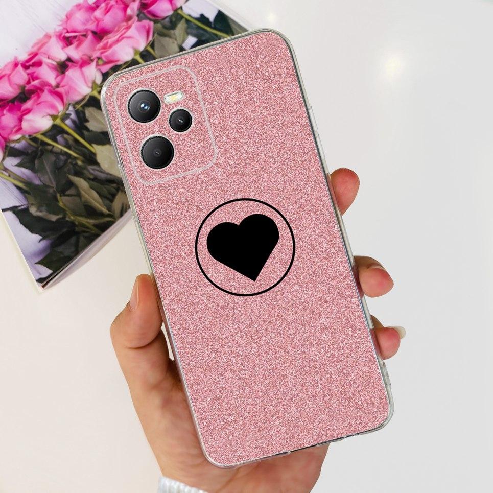 Чехол для Realme C35 RMX3511 Красивый Цветок Мягкий Силикон Fundas Маска для Телефона Для Realme Narzo 50a Prime Задняя Крышка Fundas