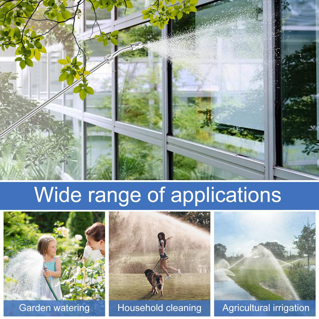 Car Sprayer Wand High Pressure Sprayer Wand Stainless Steel Wash Sprayer Long Washer Wand Portable Watering Sprayer Car Cleaning