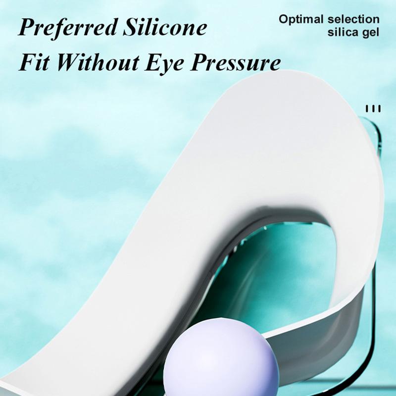 Очки для плавания с защитой от запотевания HD, водонепроницаемые, с большой оправой, высокого качества, для взрослых, для занятий спортом в бассейне, очки для плавания