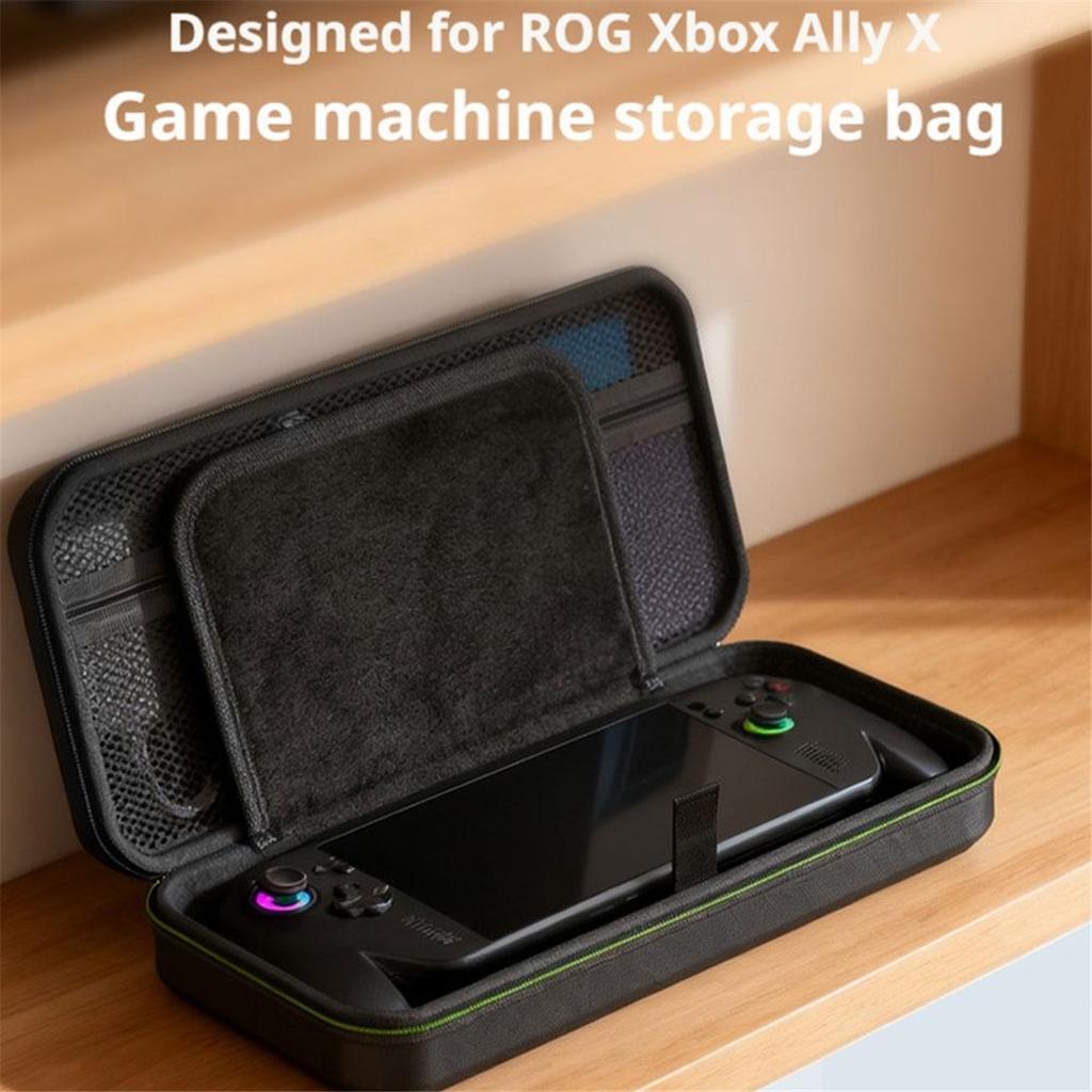 Твердый чехол для переноски Защитная сумка Для ROG Xbox Ally X Закаленное стекло Защитная пленка для экрана Накладки на стики Комплект аксессуаров для игровой консоли
