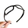 Женская повязка на голову Нескользящие зубчики Дизайн оправы для очков Акриловый материал Легкий обруч для волос Аксессуары для волос