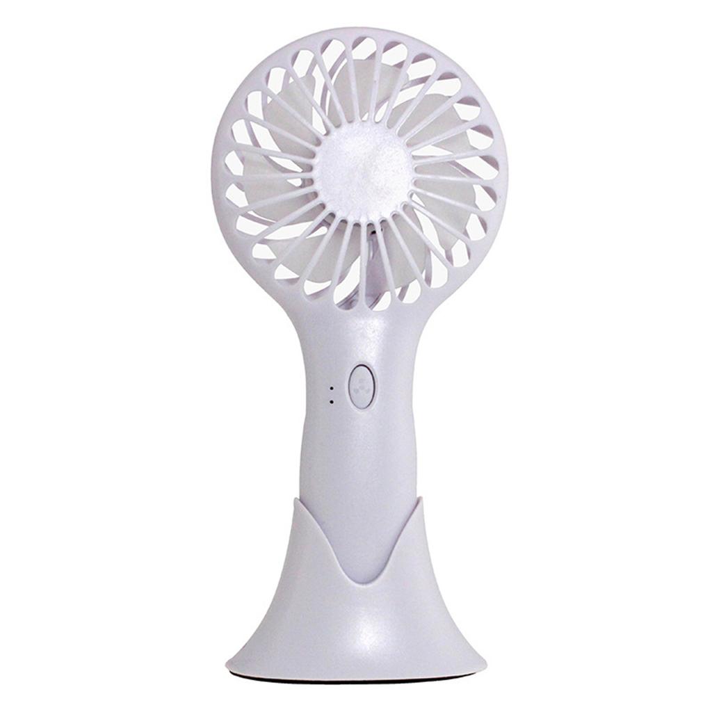 Мини-ручной вентилятор, портативный перезаряжаемый настольный компьютер с батарейным питанием и базой, 3 режима для домашнего офиса, путешествий на открытом воздухе