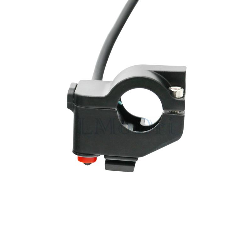 LMoDri мотоциклетный настраиваемый модифицированный руль, многофункциональные переключатели фар, пусковой переключатель рулевого управления, двойной звуковой сигнал