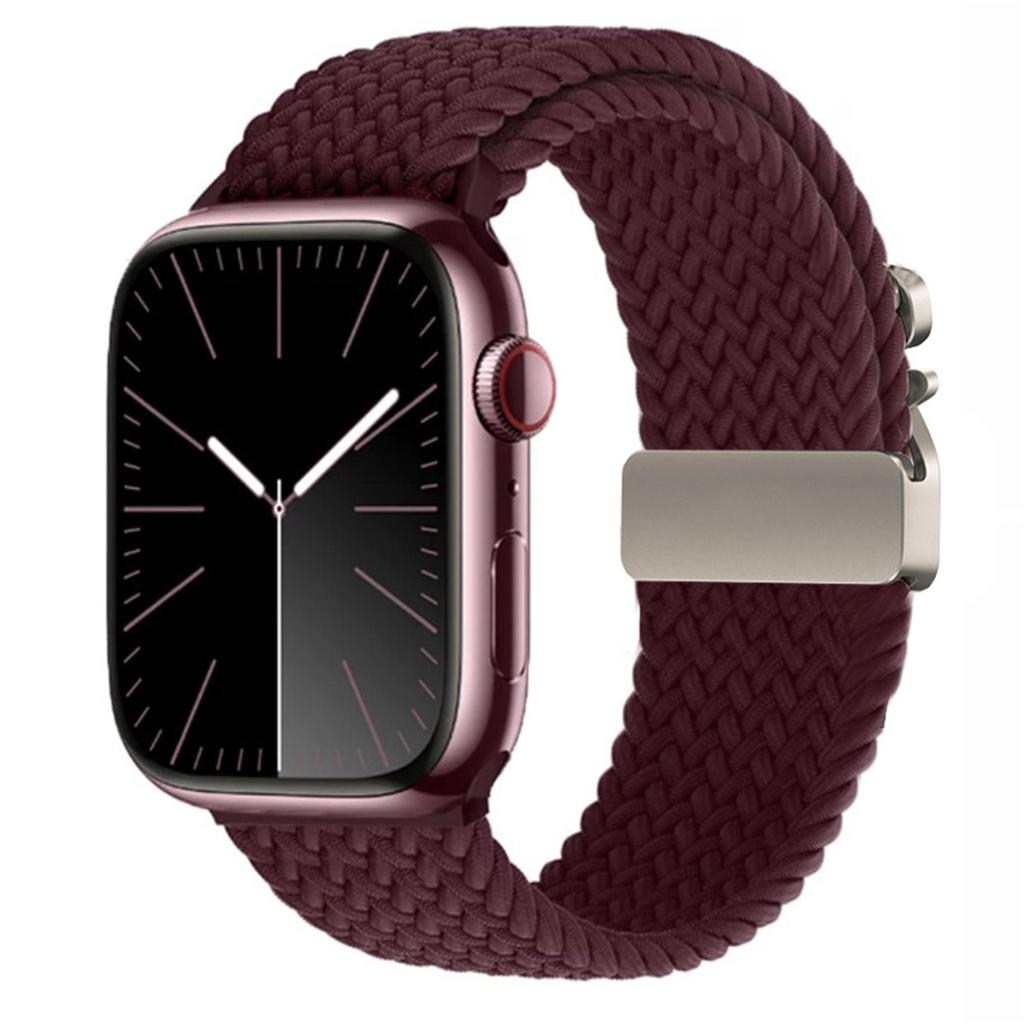 1Pcs Nylon Apple Watch Strap for Apple Watch S10 46mm 42mm Ultra 2 49mm 44 45 41 40 38mm Band for IWatch 10 9 6 5 SE 7 8 4 3 Smart Watch Accessories