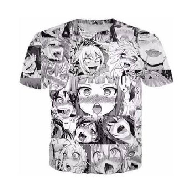 Аниме Ахегао Лицо Хентай Манга Костюм Комплект Мужчины Женщины Худи Футболки И Брюки