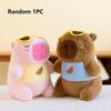 20-25 см плюшевая игрушка-трансвестит капибара мягкая мягкая имитация животных милая кукла мультфильм милое украшение для дома для девочек подарок