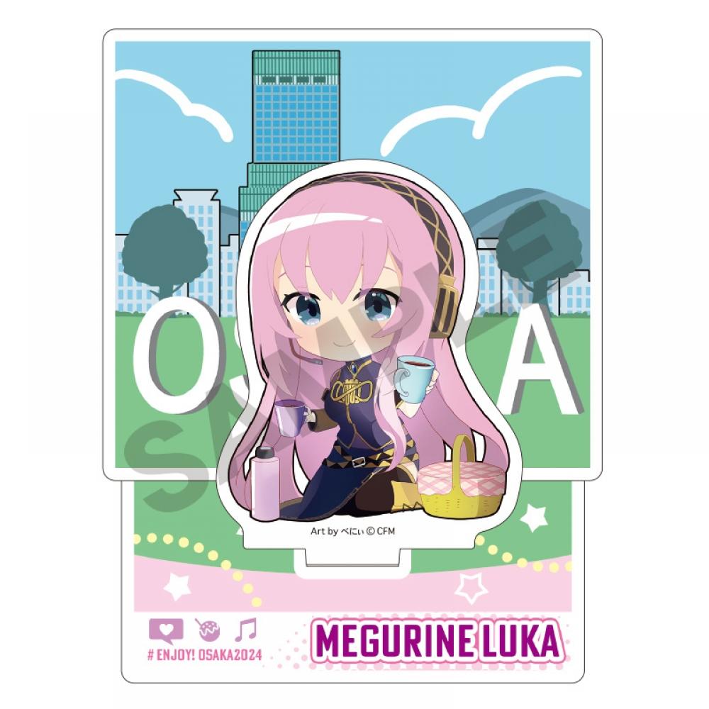 Vocaloid Hatsune Miku Diorama Acrylic Stand Megurine Luka Enjoy Osaka 2024