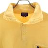 PEARLY GATES golf Long sleeve half button trainer L Yellow Back brushed Men's Used