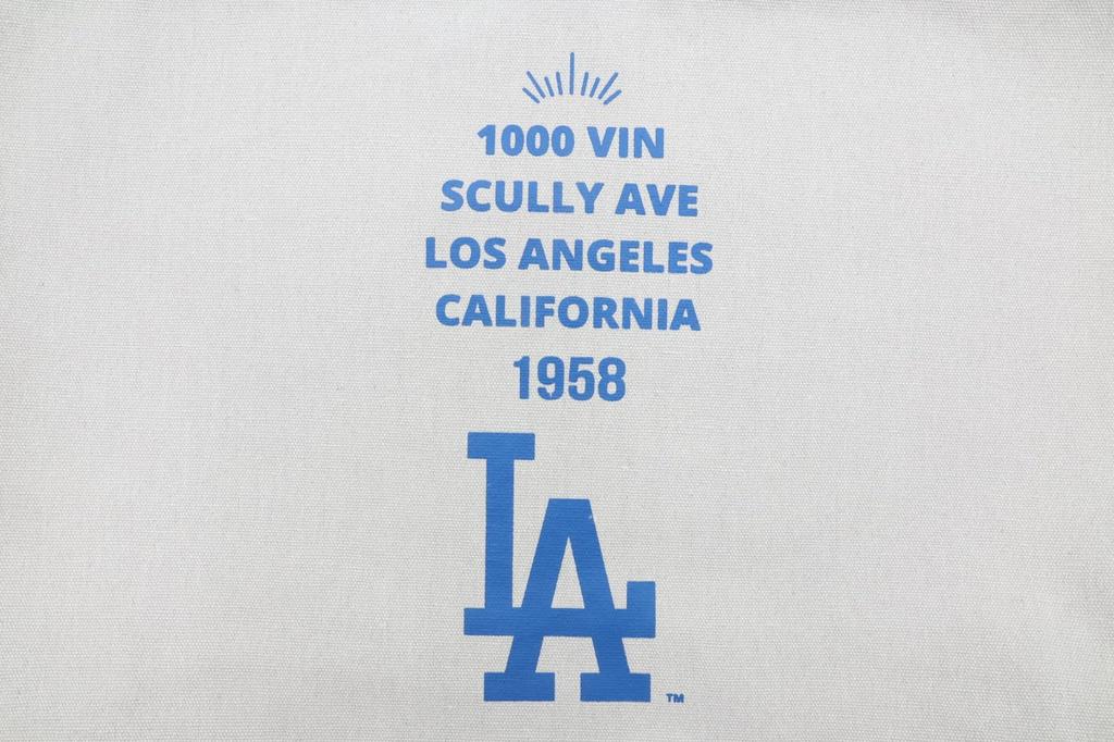 [Высшая лига бейсбола] Холщовая сумка SCV-03 Dodgers Серая