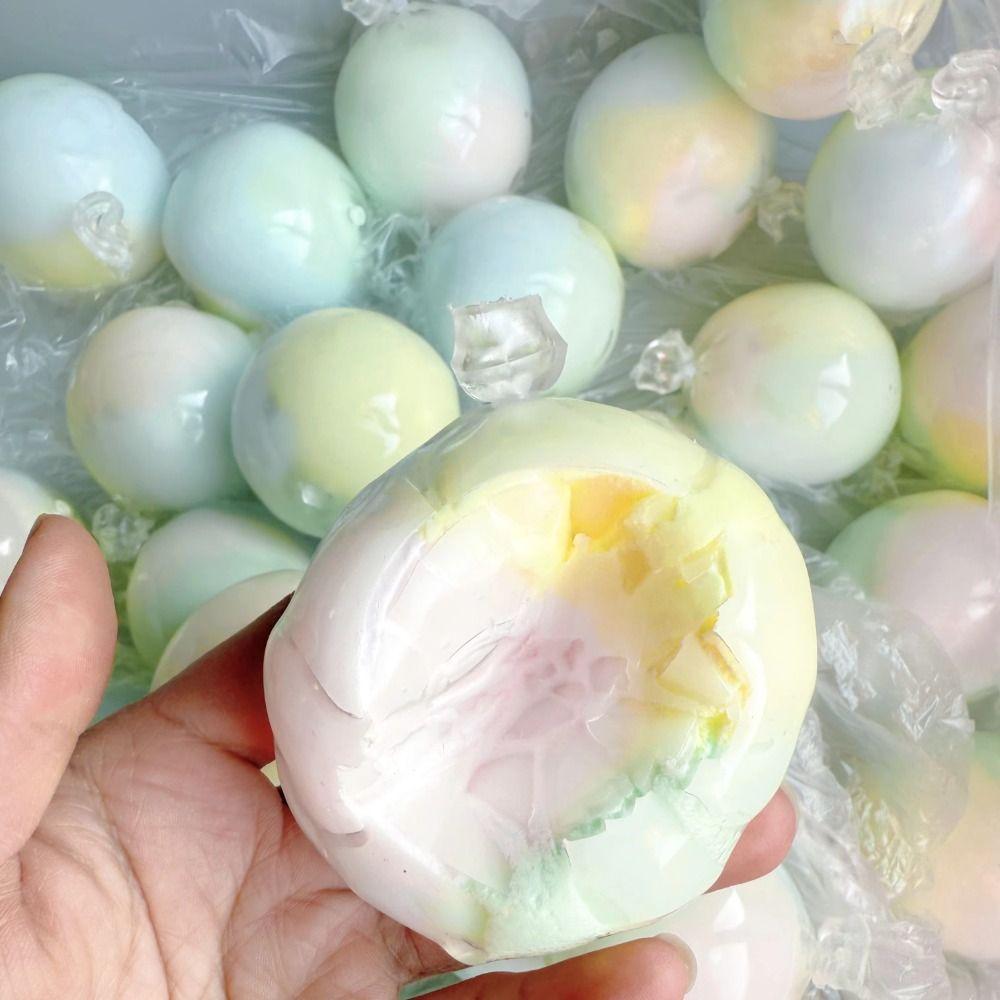Hand Relax Crispy Skin Ball Squishy Toy Cracking Wax Ball Sensory Fidget Ball Adult Kids