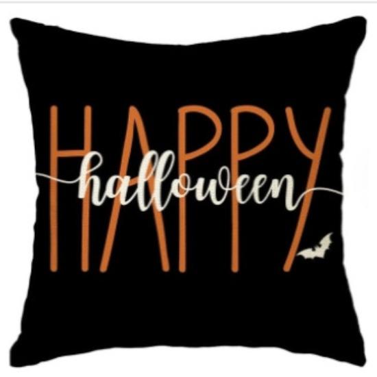 Хэллоуин Украшение Тыква Привидение Лен Наволочка для диванной подушки Автомобиль Диван Поясничная подушка Подушка