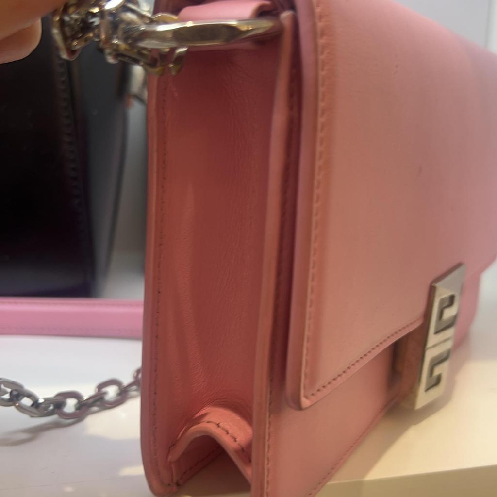 [Pre-Owned] Givenchy Small 4G Bag In Box Leather With Chain 'Baby Pink' - Very Good #1X72XZR