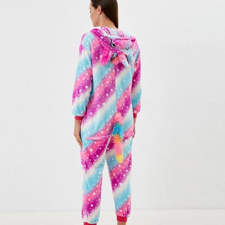 Kigurumi Animal Cosplay Hooded Jumpsuit Pajamas Men Women Long Sleeve Winter Warm Rompe Sleepwear Panda Lion,leopard,elephant,zebra,tiger Cosplay