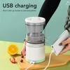Presse-agrumes - QIILU - BEL-7374285958978 - Extracteur électrique portatif - Rechargeable USB - Blanc