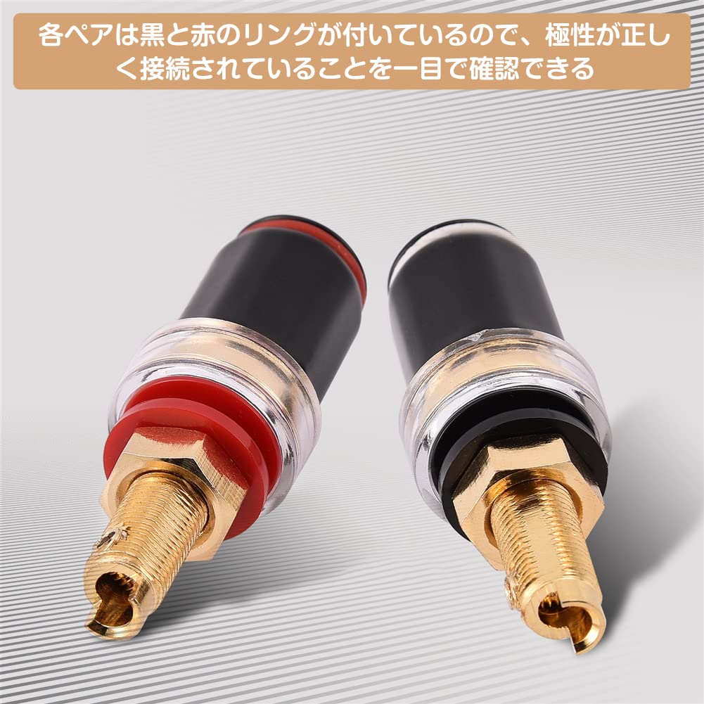 Generic Banana Plug 4mm Red Copper Terminal