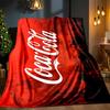 Coca Abstract Art Blanket Lightweight Ideal Bedding Blanket Perfect for Travel, Camping, Living Rooms, Offices, Sofas, Fan Christmas gift