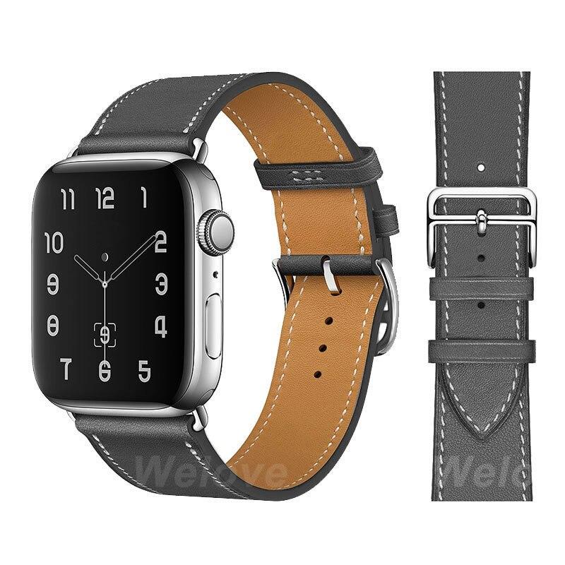 Красочная петля из искусственной кожи для Apple Watch iWatch Ultra series 7 6 se 5 4 8, спортивный браслет 49 мм, 45 мм, 41 мм, 42, 38, ремешок для iwatch, 40 мм, 44 мм