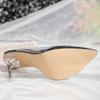 Модные прозрачные босоножки с открытым носком из прозрачного ПВХ, женские тонкие туфли на высоком каблуке, летние туфли, элегантные туфли для вечеринок и стриптиза