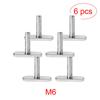 Набор из 8 штук винтов M5/M6 из нержавеющей стали для рельса/направляющей каяка и направляющая для Т-образного болта на замену, рыболовные детали, болт