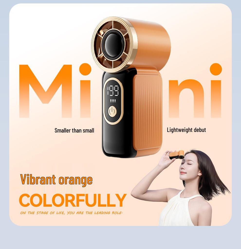 High-Speed Compact USB Mini Fan with Long-Lasting Battery