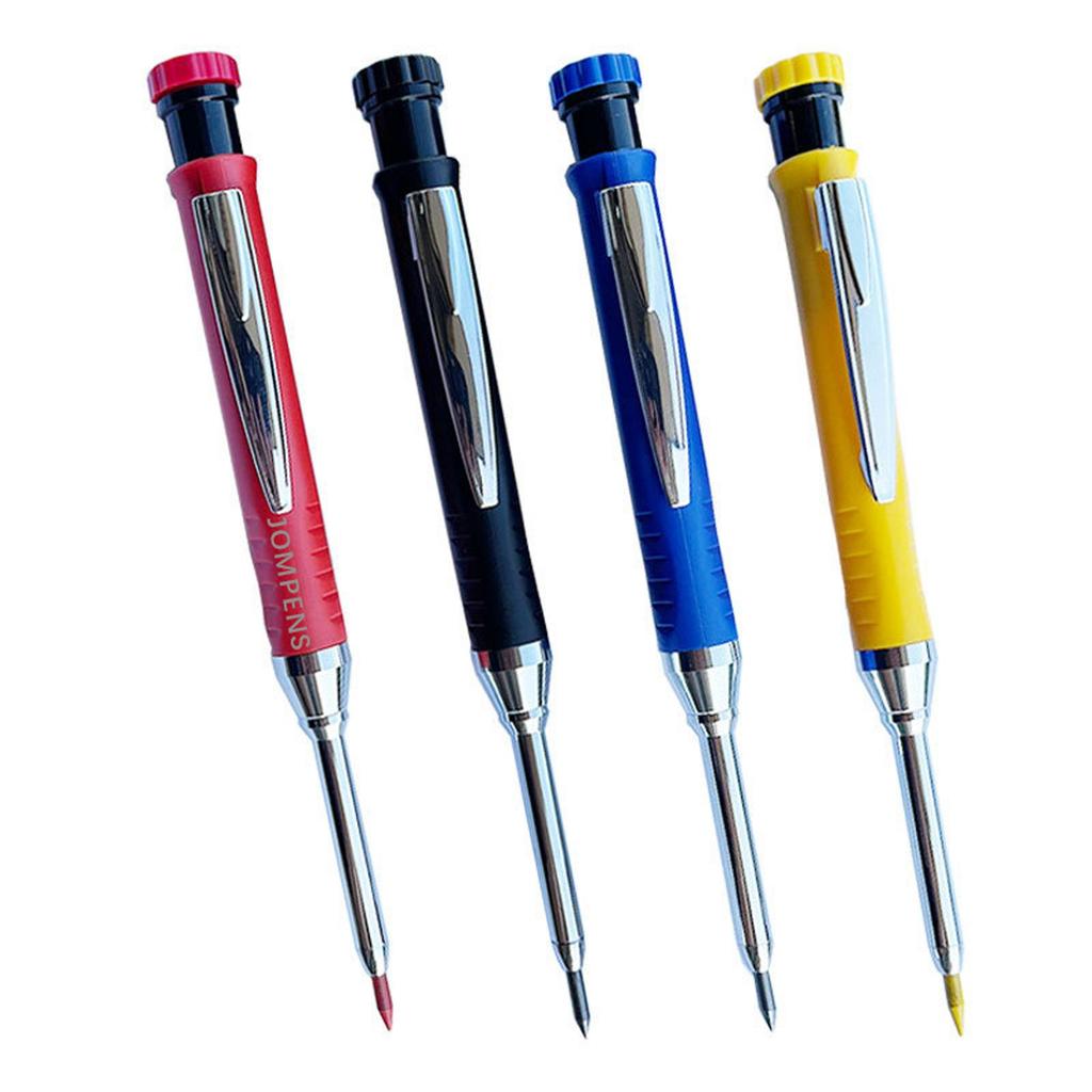 Плотницкий карандаш для глубоких отверстий, специальная маркерная ручка 2,8 мм, инженерная плотницкая ручка, маркерная ручка с крючком