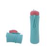 Leak Proof Foldable Silicone Water Bottle Portable Collapsible Water Cups Folding Water Cup  Gym