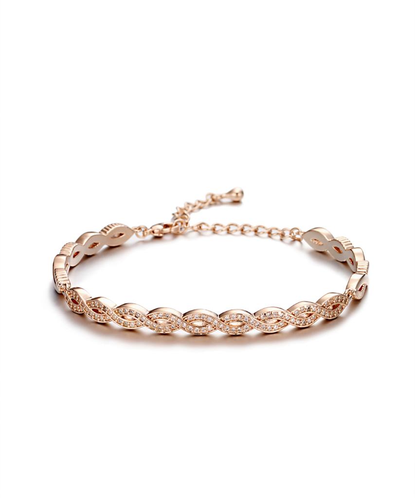 Ellejewelry Браслет 'Скрученная Рейка' Elbrbb023