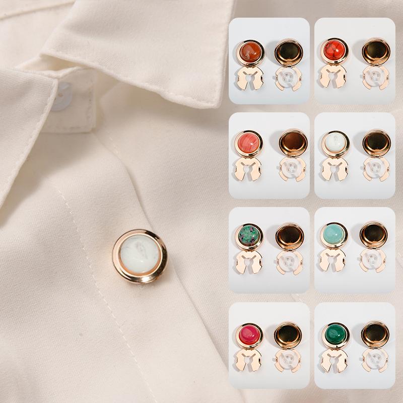 1PC Buttons Jewelry Elegant Shirt Sleeves Cuff Links Fashion Accessories Multiple Options Available