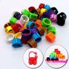 100pcs Parrot Feeding Plastic Digital Bird Foot Clip Pigeon Training Tools Animal Supplies Clip Rings