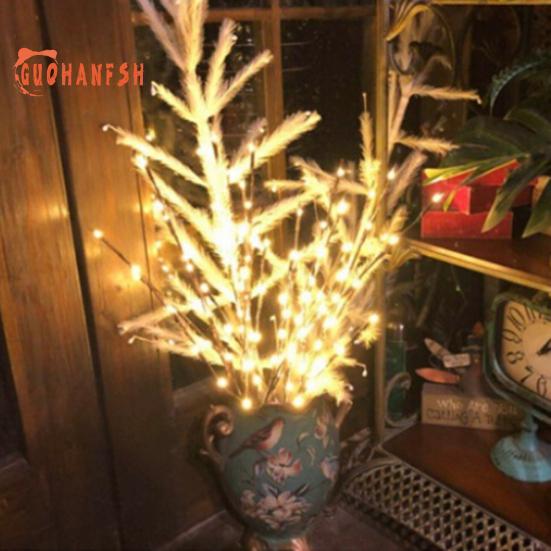 Рождественские 20 светодиодов ивовая ветвь лампы, гирлянда, украшение для свадебной вечеринки и елки