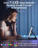 Чехол-клавиатура RGB Bluetooth и бесшумная мышь для iPad 10-го поколения 11 дюймов 10,9"