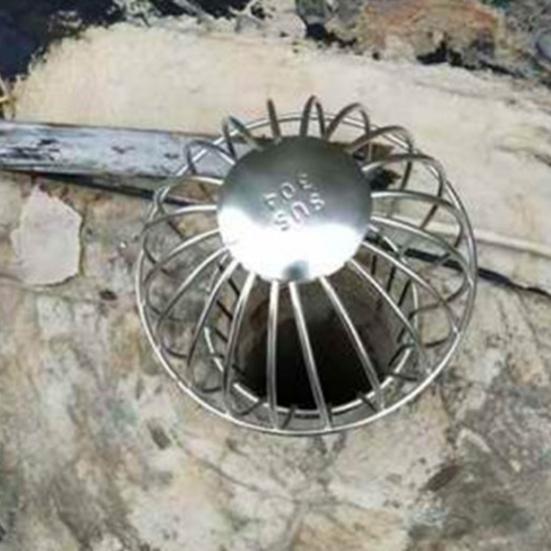 Anti-blocking Floor Drain Antifouling Stainless Drain Outlet Round Net Cover for Garden