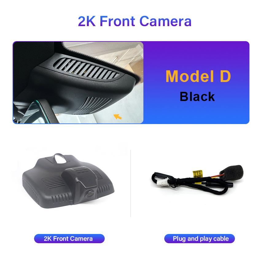 Видеорегистратор Model D Dash Cam 4K для автомобиля Mercedes-Benz C-Class W205 W204 C300 C180 C200 C220 C250 C260 2015-2026 WiFi Подключение к приложению Камера