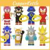 Игрушки Конструкторы Соник Для Детей Миниатюрные Фигурки Для Поклонников Аниме
